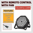 GobekUsa LED RGB Spotlight with Remote Control for KTV Bar Disco Lighting