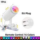 GobekUsa LED RGB Spotlight with Remote Control for KTV Bar Disco Lighting
