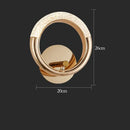 GobekUsa LED Ring and Moon Lamps Set - Modern Acrylic+Alloy Lighting Collection