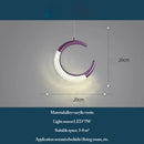 GobekUsa LED Ring and Moon Lamps Set - Modern Acrylic+Alloy Lighting Collection