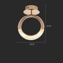 GobekUsa LED Ring and Moon Lamps Set - Modern Acrylic+Alloy Lighting Collection