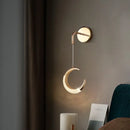 GobekUsa LED Ring and Moon Lamps Set - Modern Acrylic+Alloy Lighting Collection