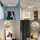 GobekUsa LED Ring and Moon Lamps Set - Modern Acrylic+Alloy Lighting Collection