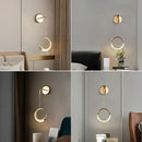 GobekUsa LED Ring and Moon Lamps Set - Modern Acrylic+Alloy Lighting Collection