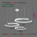 GobekUsa LED Ring Chandelier for Home Decor - Modern Nordic Style Lighting