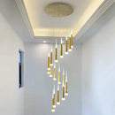 GobekUsa LED Ring Chandelier for Home Decor - Modern, Rotating, Indoor Lighting Solution