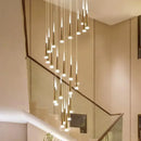 GobekUsa LED Ring Chandelier for Home Decor - Modern, Rotating, Indoor Lighting Solution
