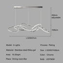 GobekUsa LED Ring Chandelier for Living Dining Room - Postmodern Luxury Minimalist Art Lighting