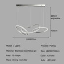GobekUsa LED Ring Chandelier for Living Dining Room - Postmodern Luxury Minimalist Art Lighting