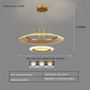 GobekUsa LED Ring Chandelier: Luxury Living Room Lighting Fixture