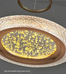 GobekUsa LED Ring Chandelier: Luxury Living Room Lighting Fixture