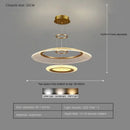 GobekUsa LED Ring Chandelier: Luxury Living Room Lighting Fixture