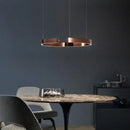 GobekUsa LED Ring Chandelier: Modern Dining Room Table Lighting & Home Decoration