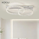 GobekUsa LED Ring Chandelier with Remote Control - Modern Ceiling Lamp for Home Décor
