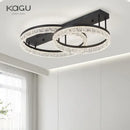 GobekUsa LED Ring Chandelier with Remote Control - Modern Ceiling Lamp for Home Décor