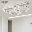 GobekUsa LED Ring Chandelier with Remote Control - Modern Ceiling Lamp for Home Décor