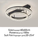 GobekUsa LED Ring Chandelier with Remote Control - Modern Ceiling Lamp for Home Décor