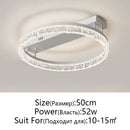GobekUsa LED Ring Chandelier with Remote Control - Modern Ceiling Lamp for Home Décor