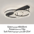 GobekUsa LED Ring Chandelier with Remote Control - Modern Ceiling Lamp for Home Décor