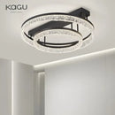 GobekUsa LED Ring Chandelier with Remote Control - Modern Ceiling Lamp for Home Décor