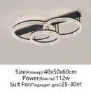 GobekUsa LED Ring Chandelier with Remote Control - Modern Ceiling Lamp for Home Décor