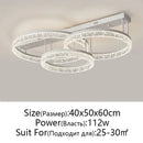 GobekUsa LED Ring Chandelier with Remote Control - Modern Ceiling Lamp for Home Décor