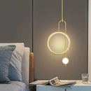 GobekUsa LED Ring Pendant Chandelier for Home Dining Living Bedroom Suspension