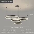 GobekUsa LED Ring Pendant Chandelier for Living Room Bedroom and Dining Room