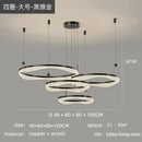 GobekUsa LED Ring Pendant Chandelier for Living Room Bedroom and Dining Room