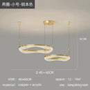 GobekUsa LED Ring Pendant Chandelier for Living Room Bedroom and Dining Room