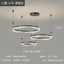 GobekUsa LED Ring Pendant Chandelier for Living Room Bedroom and Dining Room