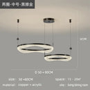 GobekUsa LED Ring Pendant Chandelier for Living Room Bedroom and Dining Room