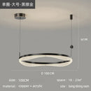 GobekUsa LED Ring Pendant Chandelier for Living Room Bedroom and Dining Room