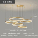 GobekUsa LED Ring Pendant Chandelier for Living Room Bedroom and Dining Room