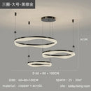 GobekUsa LED Ring Pendant Chandelier for Living Room Bedroom and Dining Room