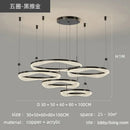 GobekUsa LED Ring Pendant Chandelier for Living Room Bedroom and Dining Room