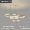 GobekUsa LED Ring Pendant Chandelier for Living Room Bedroom and Dining Room