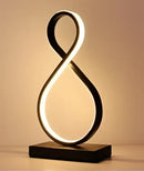 GobekUsa LED Ring Table Lamp: Modern Nordic Bedroom Lighting Fixture