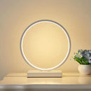 GobekUsa LED Ring Table Lamp: Modern Nordic Bedroom Lighting Fixture