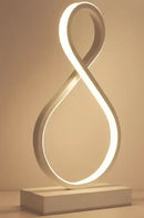 GobekUsa LED Ring Table Lamp: Modern Nordic Bedroom Lighting Fixture