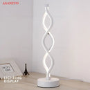 GobekUsa LED Ring Table Lamp: Modern Nordic Bedroom Lighting Fixture