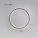 GobekUsa LED Ring Wall Lamp: Minimalist Living Room Decor & Atmosphere Light