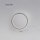 GobekUsa LED Ring Wall Lamp: Minimalist Living Room Decor & Atmosphere Light