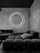 GobekUsa LED Ring Wall Lamp: Minimalist Living Room Decor & Atmosphere Light