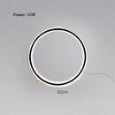 GobekUsa LED Ring Wall Lamp: Minimalist Living Room Decor & Atmosphere Light