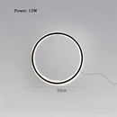 GobekUsa LED Ring Wall Lamp: Minimalist Living Room Decor & Atmosphere Light