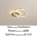 GobekUsa LED Rings Ceiling Chandelier for Decorative Living Room, Dimmable Indoor Lamps