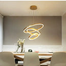 GobekUsa LED Rings Ceiling Chandelier for Modern Home Decoration