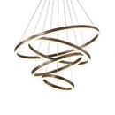 GobekUsa LED Rings Chandelier for Living Room Dining Room Home Decor Lighting
