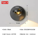 GobekUsa LED Rotatable Wall Lamp for Bedroom Living Room - Modern Indoor Wall Sconces